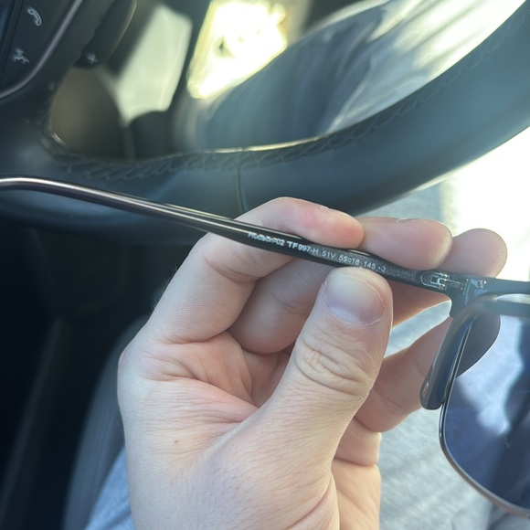 TOM FORD Men's FT0997-Hudson Half-Rim Square Sunglasses l - Picture 12 of 15